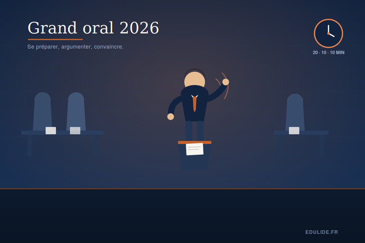 Grand oral 2026 : comprendre l'épreuve et s'y préparer efficacement