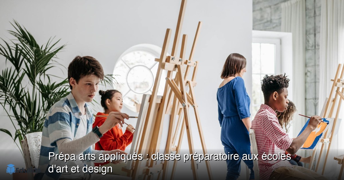 Prépa arts appliqués : classe préparatoire aux écoles d'art et design