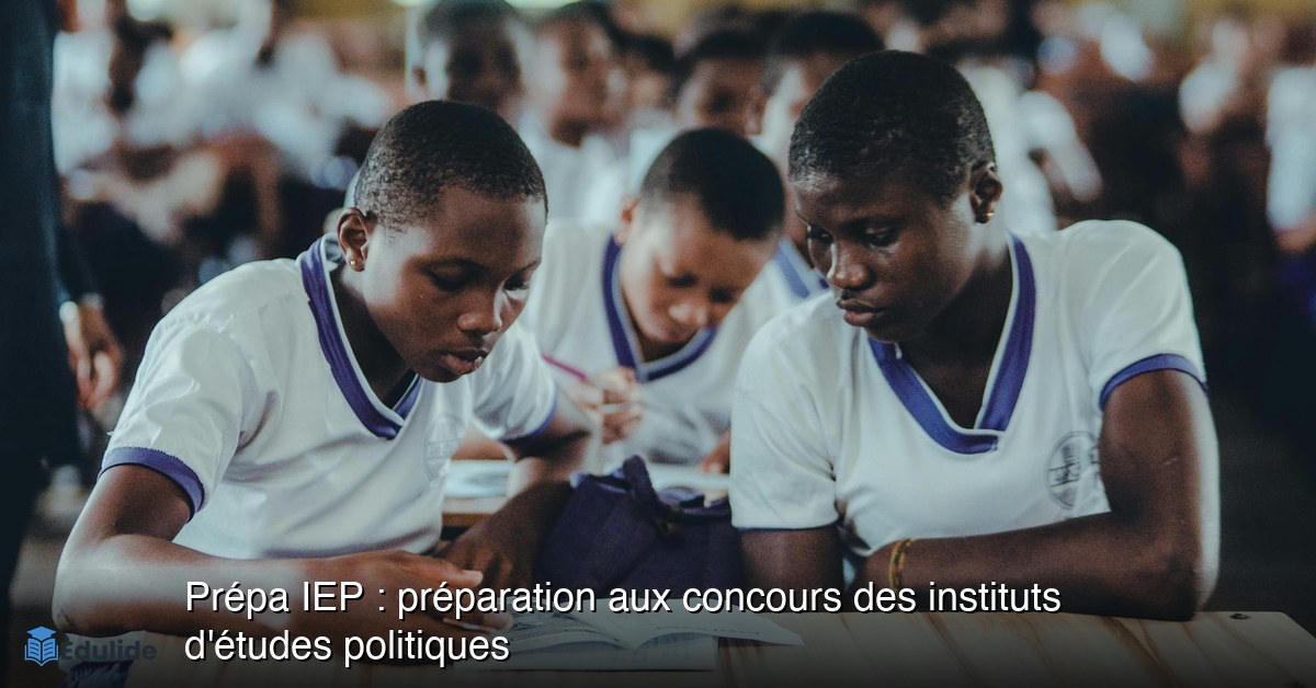Prépa IEP : préparation aux concours des instituts d'études politiques