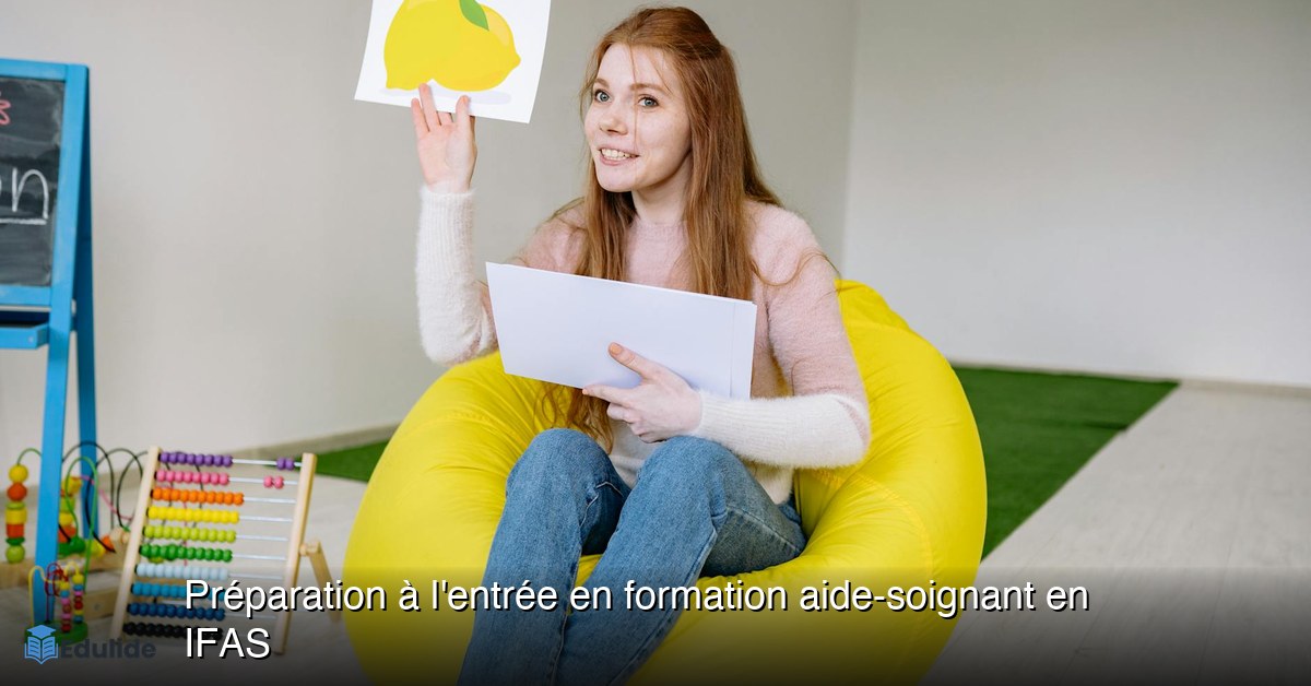 Préparation à l'entrée en formation aide-soignant en IFAS