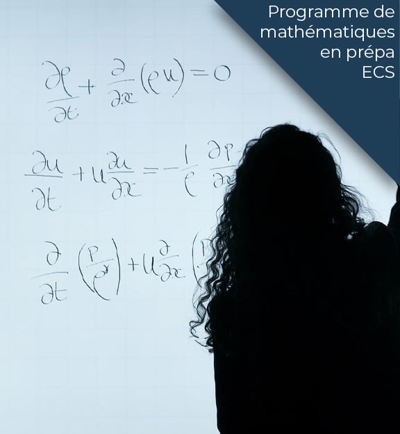 programme maths prepa ecs